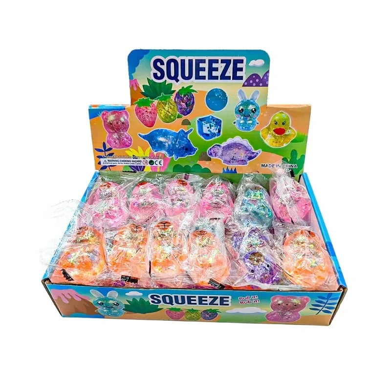 Capybara Glitter Squeeze Toy